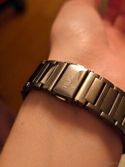 HUGO by Hugo Boss – ocelové hodinky, extra článek řemínku - 4