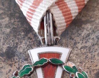 RU Stříbrný Červený kříž za zásluhy o Červenýkříž, FJI - 4