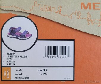 MERRELL letní sportovní sandály Spinster Splash Kids - 4
