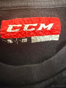Pánská mikina CCM – černo-bílá - 4