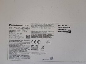 Panasonic VIERA TX-42AS600EW / (cm):105, 42" - VADA na ND - 4