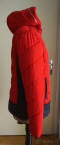 Dámská prošívaná červená zimní bunda Epister 2XL/42-44 - 4