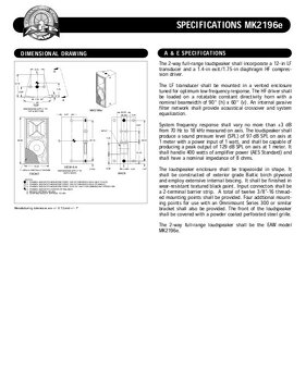 EAW MK2196e – Profesionální 2pásmové reproboxy - 4