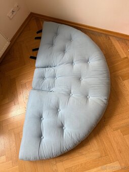 Karup design. Křeslo Nido Světle modré, rozkládací - 4
