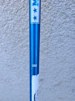 Prodám lyžařský set: lyže 130cm/ hole 100cm/ boty 286mm - 4