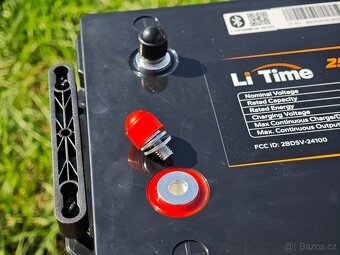 LiFePO4 baterie LiTime 24V 100Ah s BLUETOOTH - 4