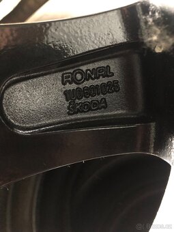 Prodám alu kola 5x100 R15 orig. Škoda - 4