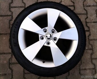 Alu kola originál Škoda Octavia III 5x112 R17 Denom - 4