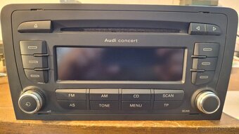 Autorádio Audi Concert - Originál + PIN, plně funkční - 4