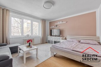 Pronájem moderního zařízeného bytu 1+1 s komorou, 39m2, ul. - 4