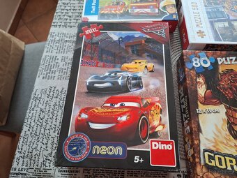 4x puzzle (Harry Potter, Cars, Fireman Sam, Gormiti) - 4