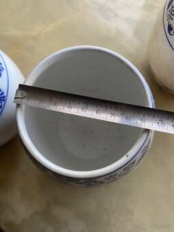 Starožitné Keramické Kuchyňské Nádoby Na Kávu, Cukr A Rýži. - 4