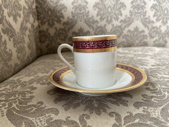 2 nádherné mokka české výroby - kvalitní porcelán - 4