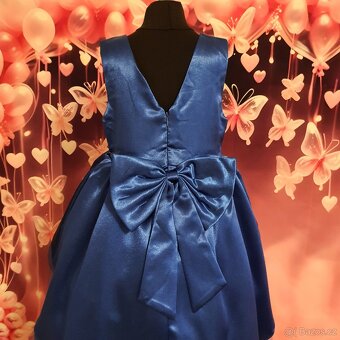 DĚTSKÉ SLAVNOSTNÍ ASYMETRICKÉ ŠATY - 4