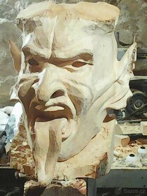 Výroba Krampus masky - 4