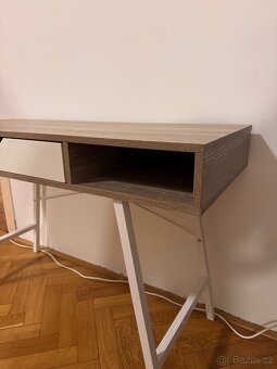 Psací stůl s úložným prostorem - 4
