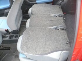 Zadní sedadla Škoda Roomster FL., modrý typ, TOP stav i kusy - 4