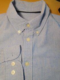 Pánská modrá košile/M/2x53cm - 4
