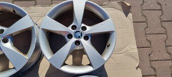 Alu kola originál Škoda Rapid 5x100 7x16 ET46 5JA 601 025 A - 4
