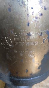 Katalyzátor a DPF filtr na Mercedes E - w212, 350cdi - 4
