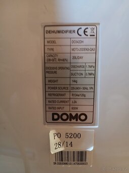 Odvlhcovac domo - 4