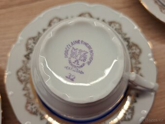 Čajová souprava CARLSBAD PORCELAINE FINE DE BOHEME - 4