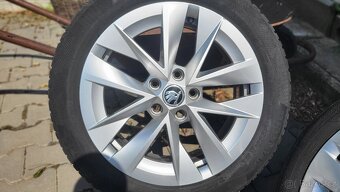 Sada Alu Škoda 17 5x112R17 zimni - 4