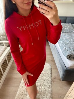 TOMMY HILFIGER ČERVENÉ ŠATY - 4