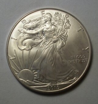 3x stříbrná mince. - 4