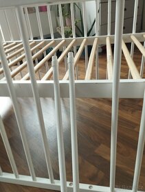 Bílá dřevěná postýlka 70x140 - 4