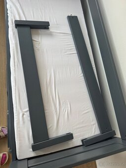 Dětská postel s přistýlkou, zábranami, šuplíky - 4