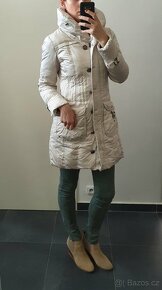 Péřový kabát MEXX, vel. 36 - 4