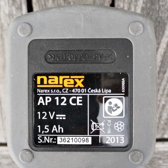 Aku vrtačka Narex - 4