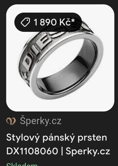 Prstýnek Diesel pánský - 4