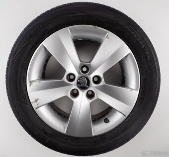 Škoda Rapid - Originání 15" alu kola - Letní pneu - 4
