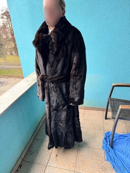 Kabát z pravého Norku vel. 42 ( S/M ) - 4