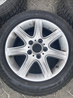 Alu disky 5x120 z vozu BMW řada 1, pneu zimní - 4