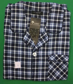 Flanelová pyžama pro chladné noci vel. M, L,XL,2XL, 3XL, 4XL - 4