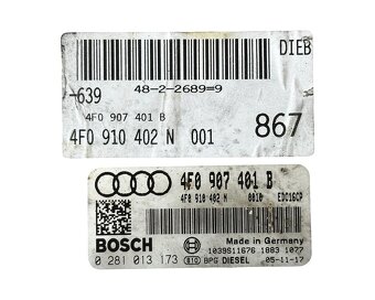 Řídící jednotka motoru 4F0910402N Audi A6 C6 4F r.v. 2006 - 4