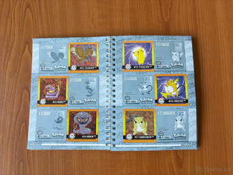 Pokémon Artbox 1999 séria 1 - kompletný nálepkový album - 4