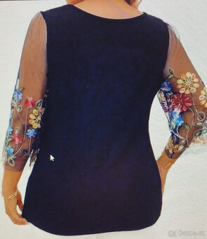 halenka, blůzka 3/4 rukáv - 4