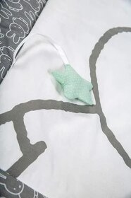 Roba Miffy nová hrací deka 100 cm x 100 cm bílo šedá - 4