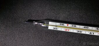 Pravé rtuťové teploměry 5 ks - 4