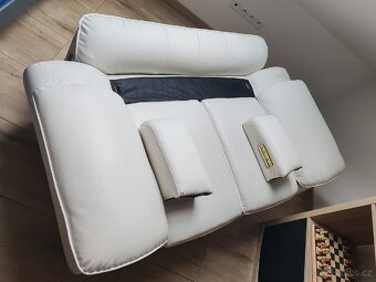 2místná pohovka z Eco kůže bílé barvy - 4