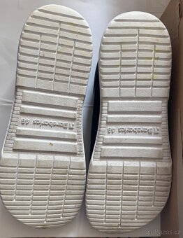 Boty Barebarics Zing - Black & White - Leather 46 - 4