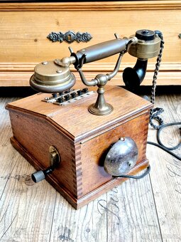 Starožitný telefon - ústředna, 1920 - 4