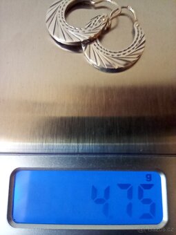 Stříbrné náušnice z 1. pol. 20. stol - 4