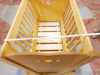 Nová dětská kolébka z masivního dřeva - 4