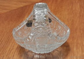 Košík Bohemia Crystal broušené sklo - 4