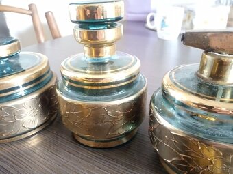 Toaletní sada zlacená - 4